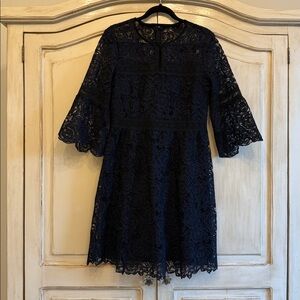 Nanette Lepore Navy Lace Dress